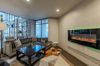 Resident louge at the tribute apartments in raleigh, nc 27612